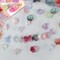 100pcs Glass Flower Beads – Mixed Colors, Cute Kandi Charms, Crystal Trumpet and Bell Beads for Jewelry Making and Bracelets